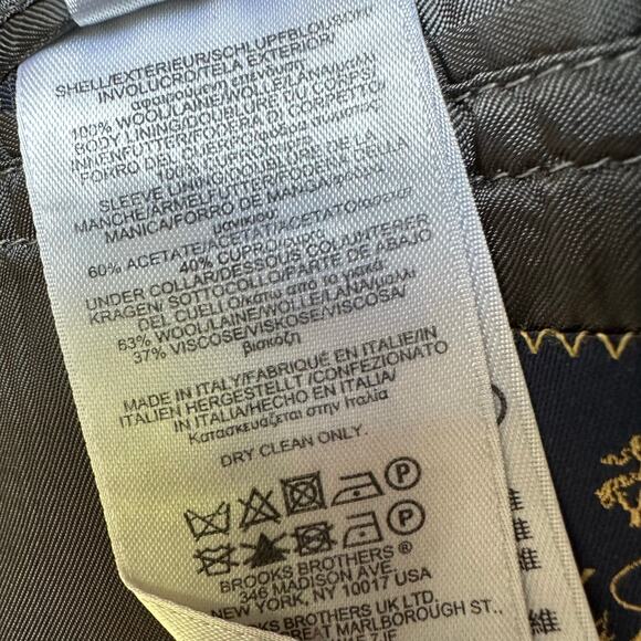 Brooks Brothers 1818 Regent Blazer – Made in Italy – Size 42R - Picture 8 of 8